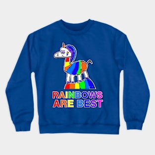 Rainbows Are Best Crewneck Sweatshirt